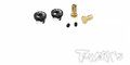 T-Works Heatsink Gold Connector Set 5mm - Black/Black