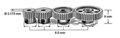 Alu Pinion Module 0.6 - 29T ABSIMA