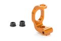 XRAY T2 Alu C-Hub Front Block, Left 2 deg. Deg - Orange - 302336